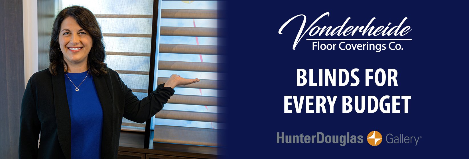 Blinds for Every Budget at Vonderheide Floor Coverings in Pekin, IL with Hunter Douglas blinds and shades