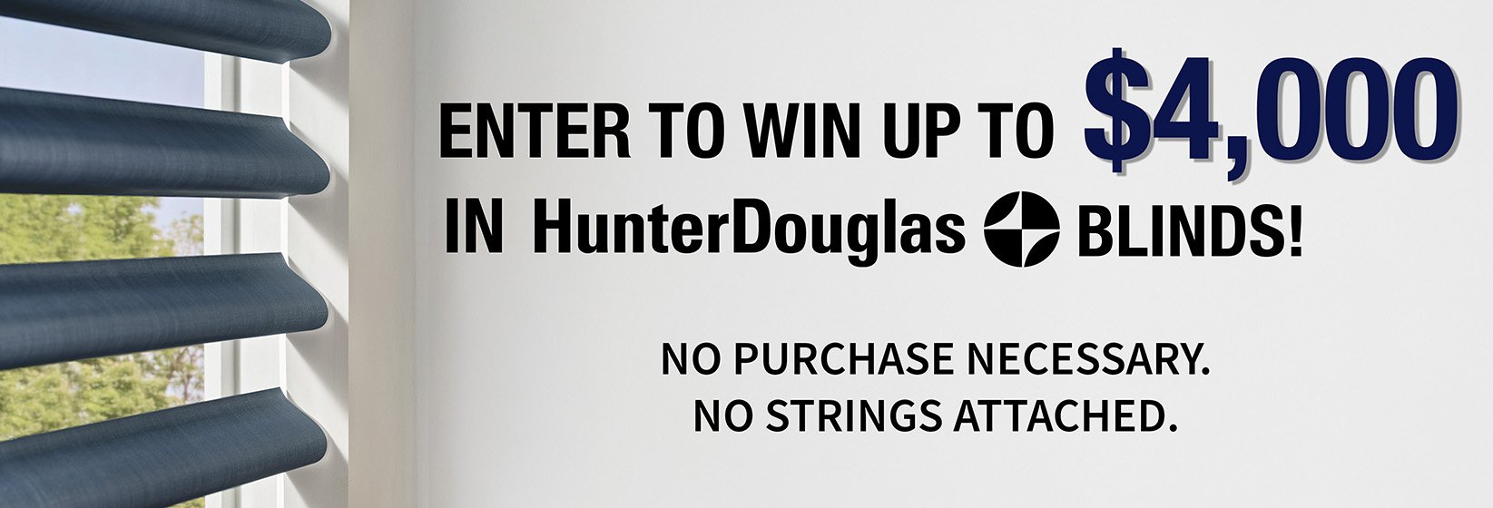 Giveaway for up to $4,000 in Hunter Douglas blinds | Vonderheide Floor Coverings