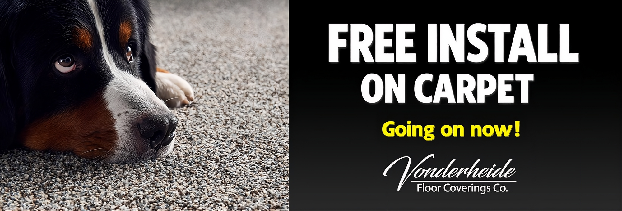 Free Installation on Carpet at Vonderheide Floor Coverings in Pekin, IL