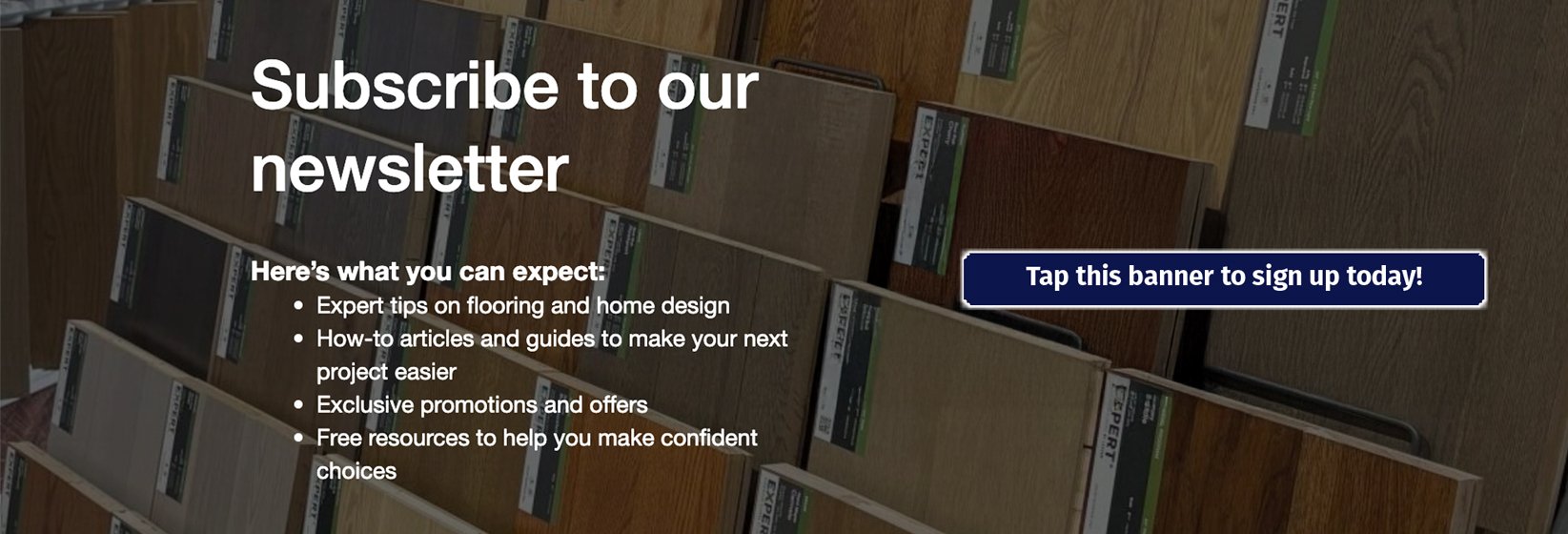 Subscribe to the Vonderheide Floor Coverings newsletter