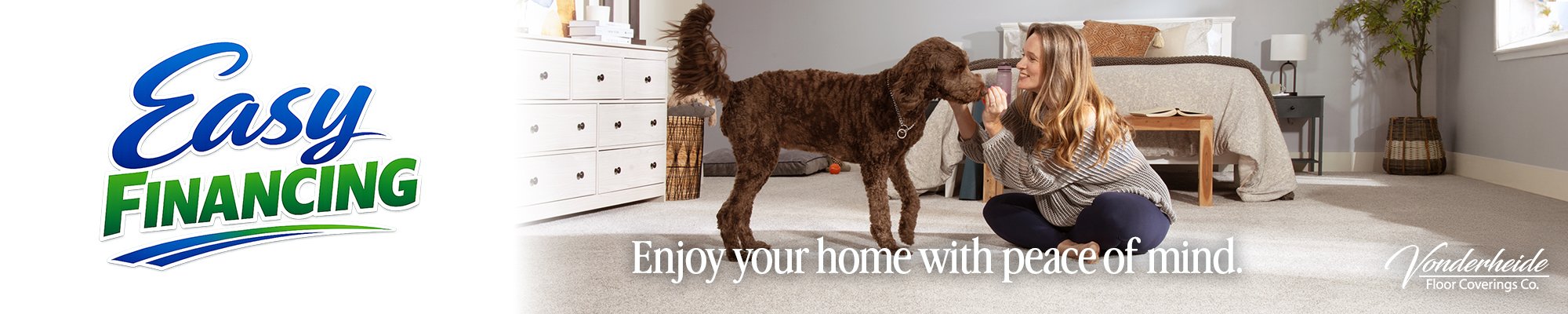 Mohawk convenient financing options for your new flooring from Vonderheide's Floor Coverings Co.